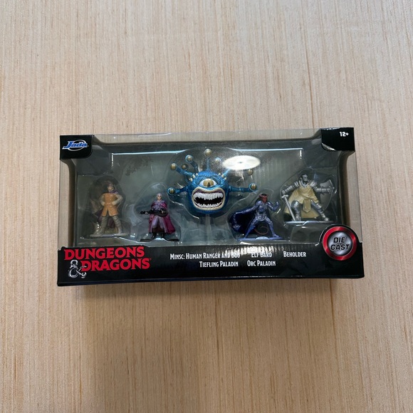 Jada Dungeons & Dragons - Set di 5 Statuette pressofuse